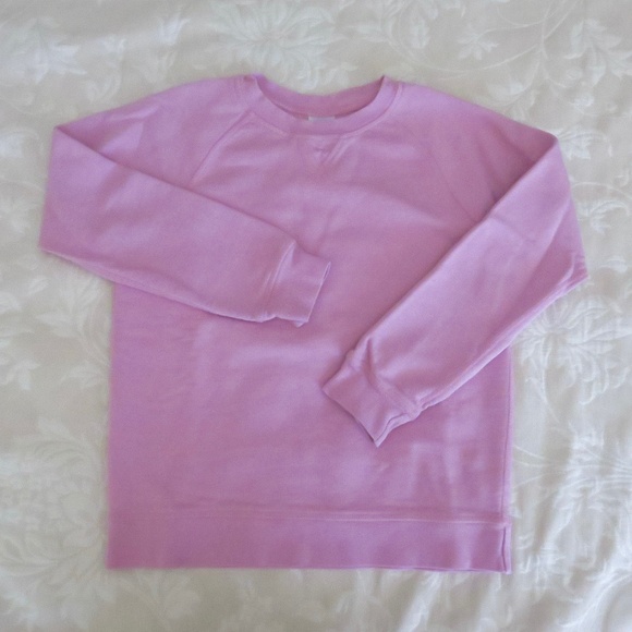 Hanna Andersson Pull Over Pink Sweatshirt Size 10 100% Cotton - Picture 1 of 5